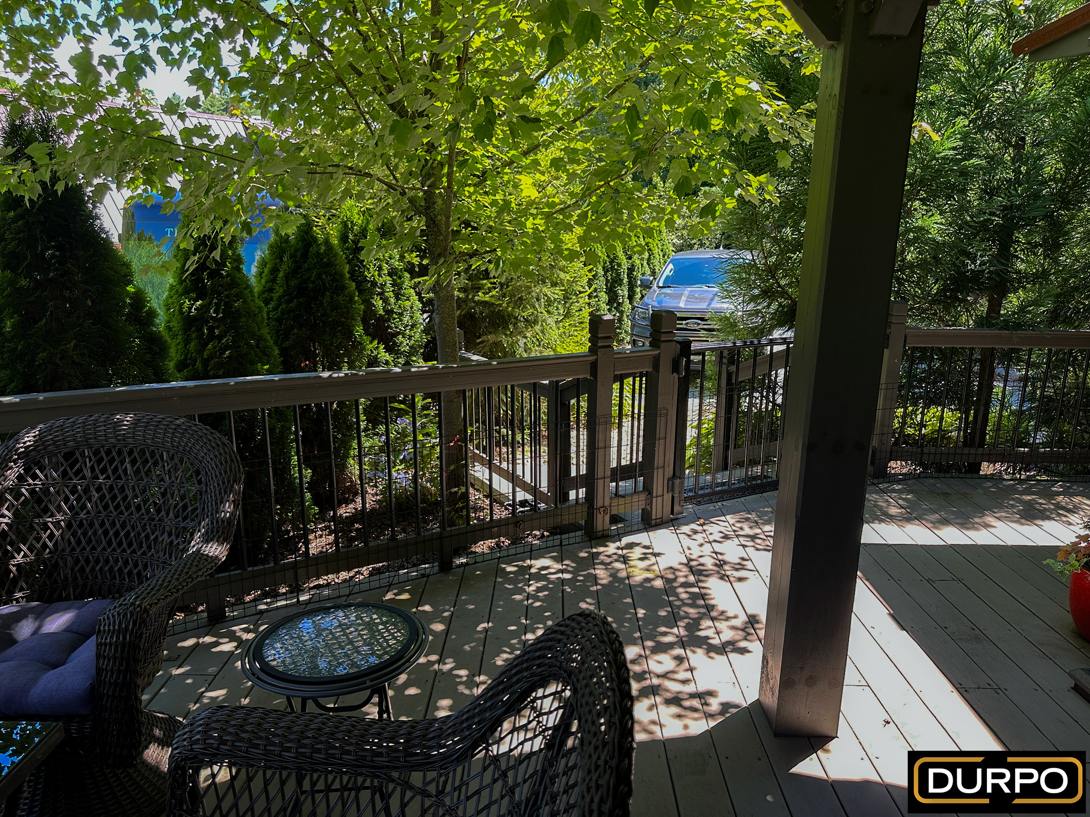 Walkway from Parking and the Motorcoach Pad