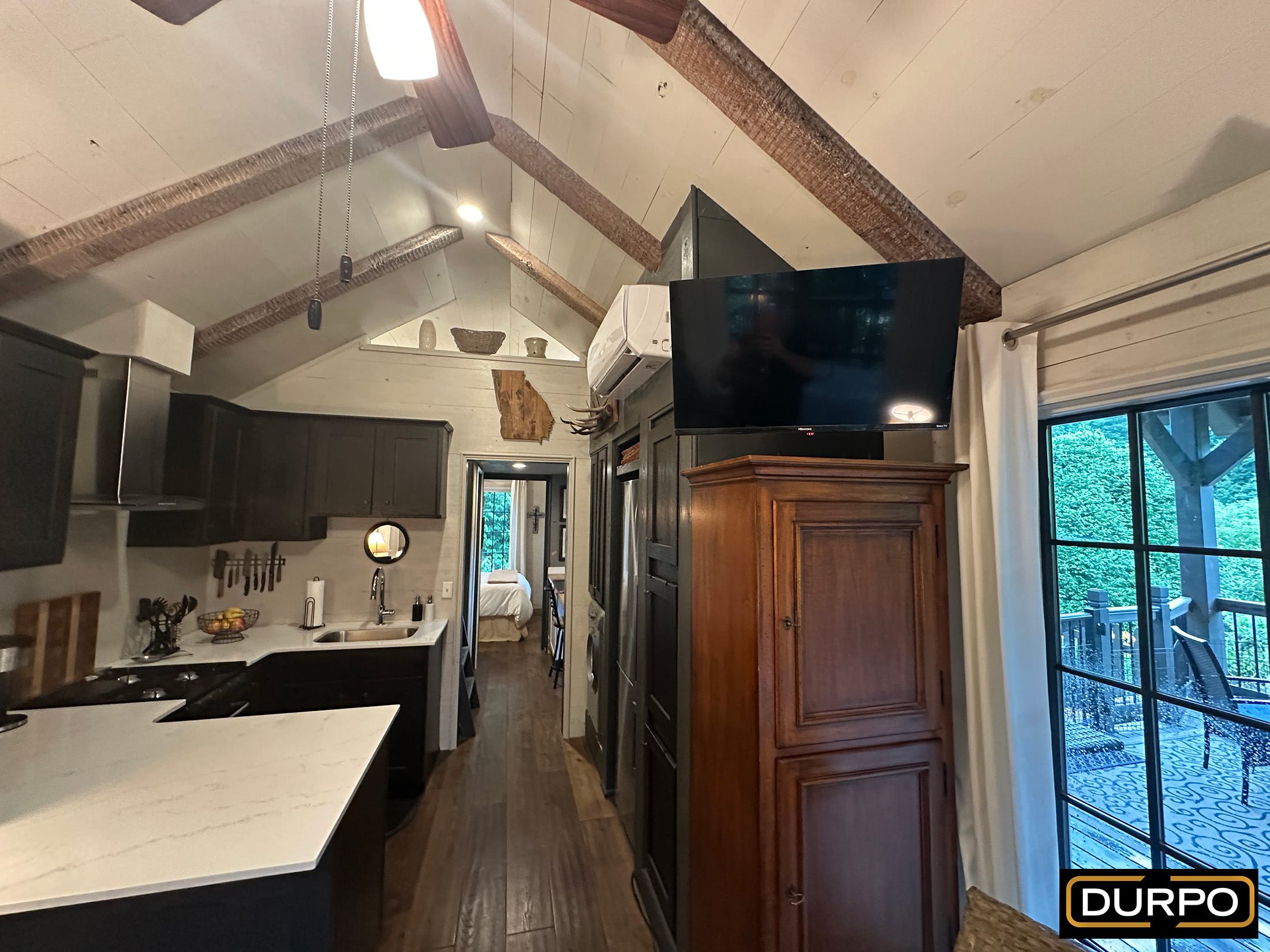 Living Room to Bath and Main Bedroom