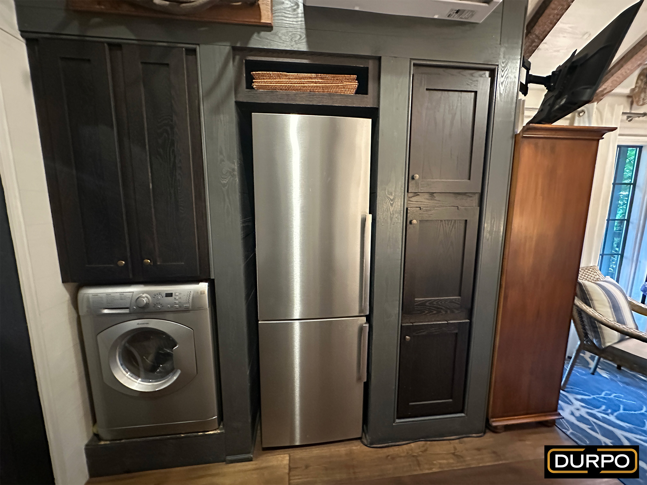 Refrigerator Pantry, and Washer/Dryer