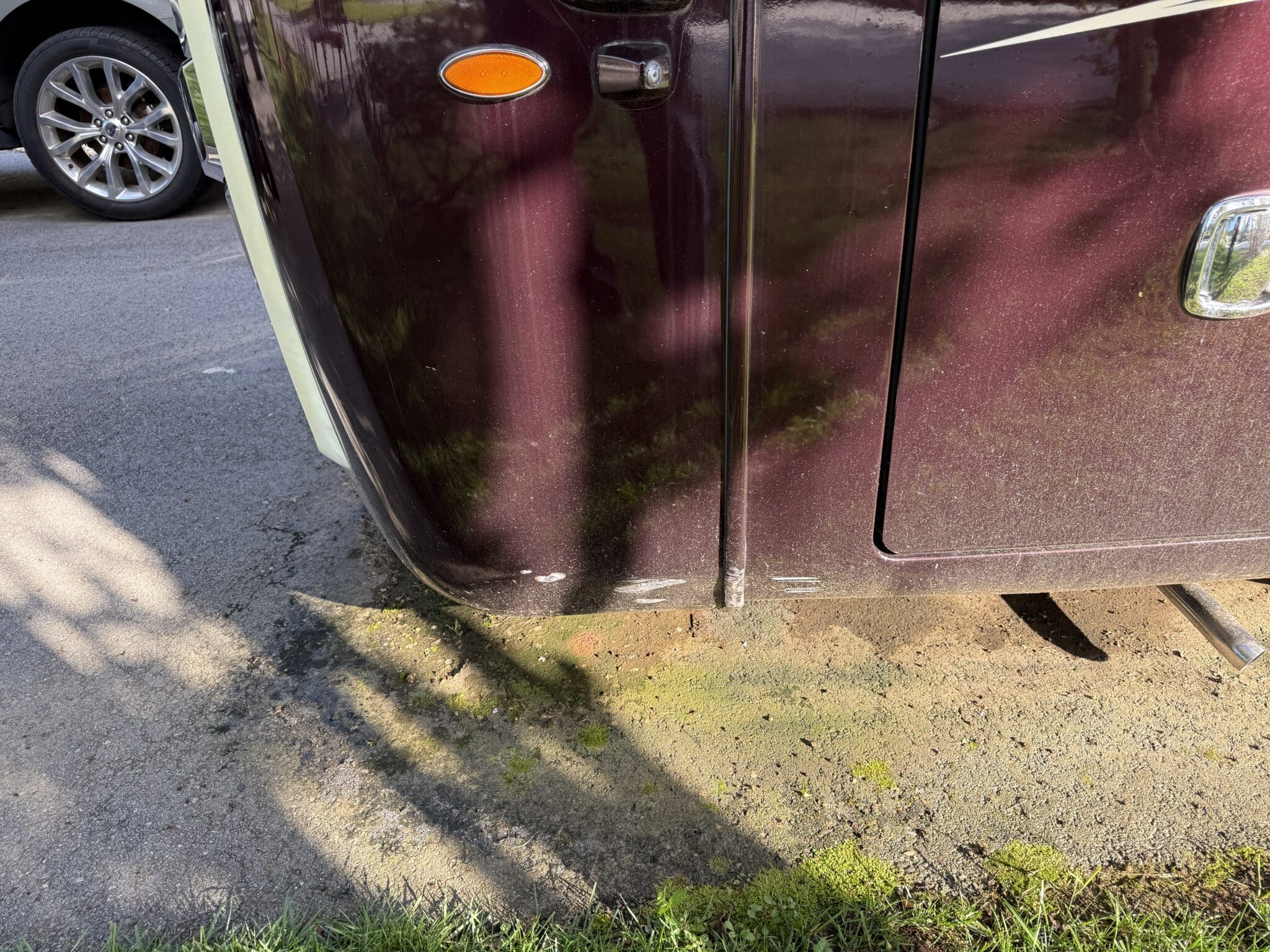 Location of Scratch Damage that was done before my ownership, it's mostly paint scrape.