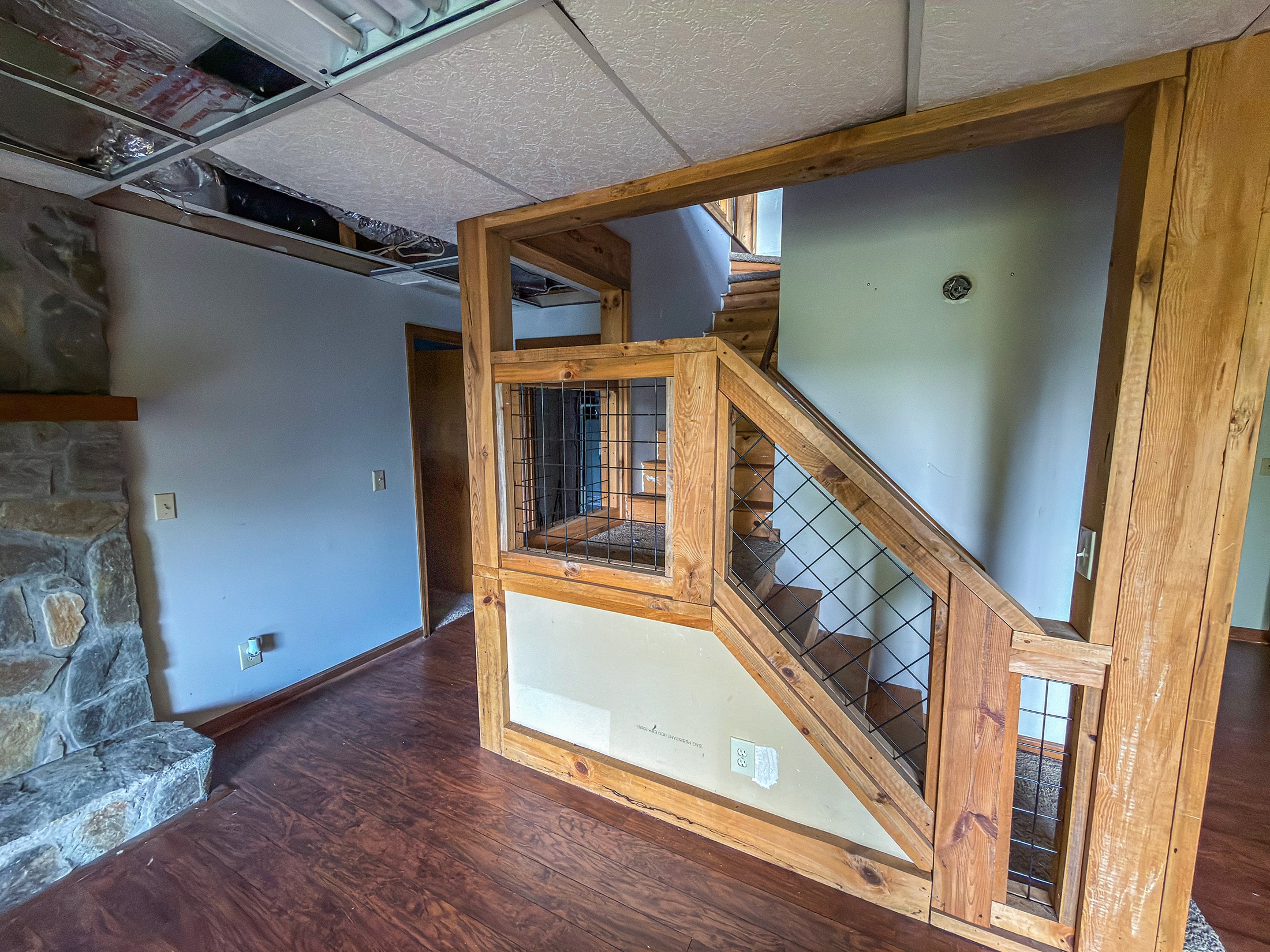 Stairs to lower level