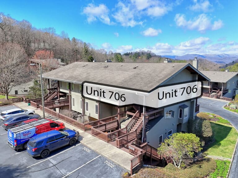 Top-floor condo with golf views at 62 Sun Valley Circle #7006 in Sky Valley, Georgia