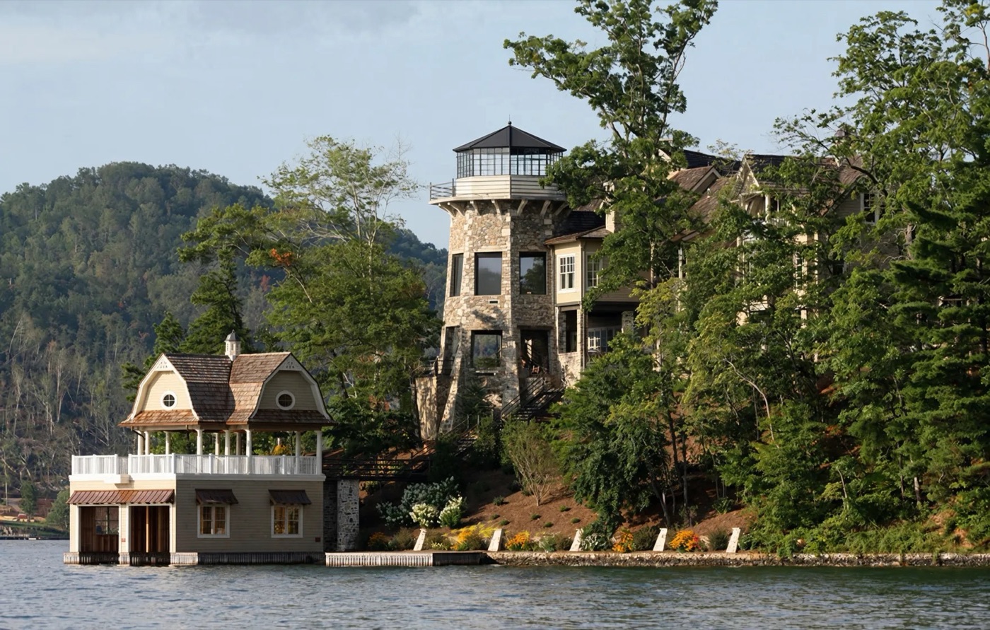 Lake Burton lakefront home in Rabun County, Georgia