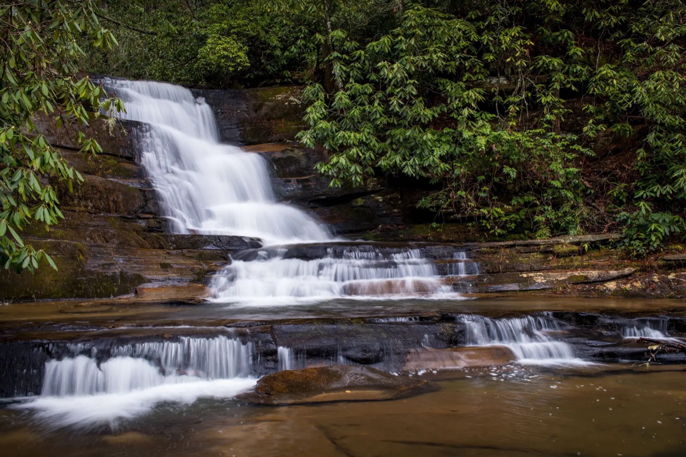 Waterfall near Tiger, Georgia, in Rabun County